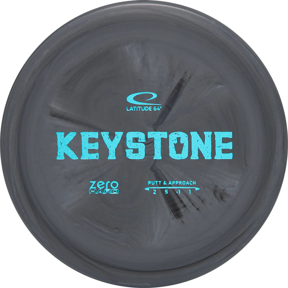 Latitude 64 Zero Hard Keystone Putt & Approach Gray 173+g 2/5/-1/1 New