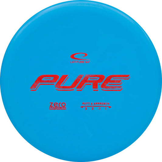 Latitude 64 Zero Medium Pure Putt & Approach Blue 173+g 3/3/-1/1 New