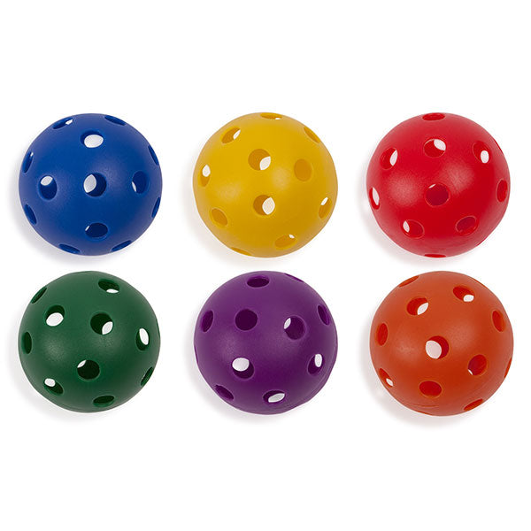 Champion PLASTIC BASEBALLS Multi-Colored 6 Pack New