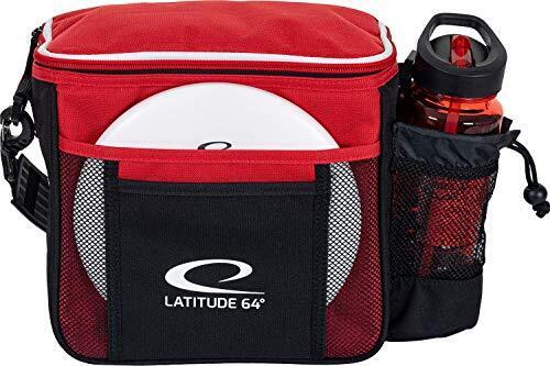 Latitude 64 Red Slim Disc Golf Bag, Introductory Disc Golf Bag New