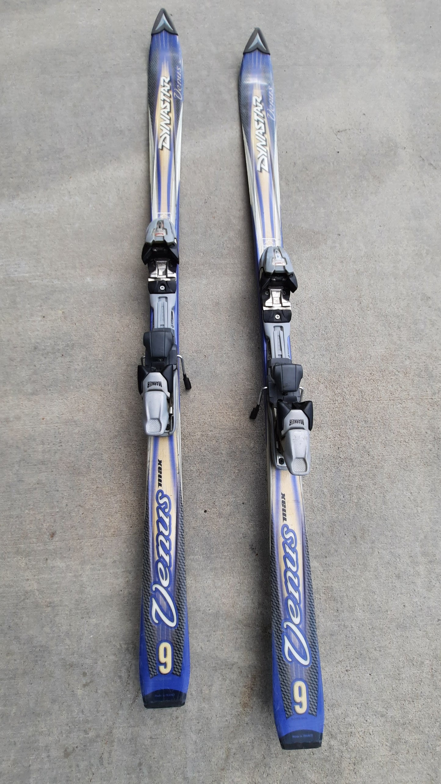 Dynastar Venus Downhill Skis w/Marker Bindings 160 cm Blue/White Used