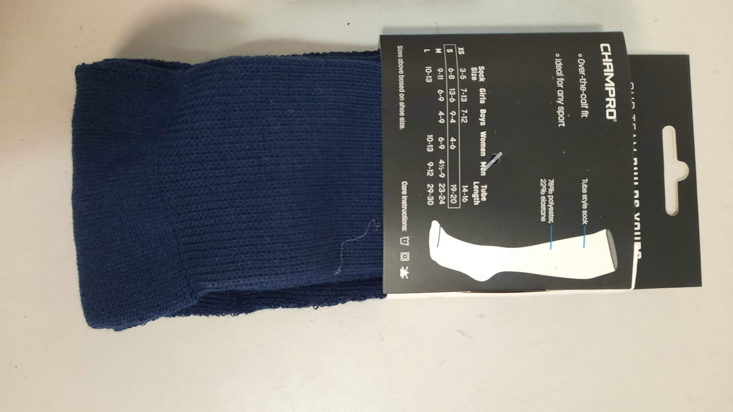 Champro Athletic Socks Size Small Color Navy Blue Multi-Sport Condition New