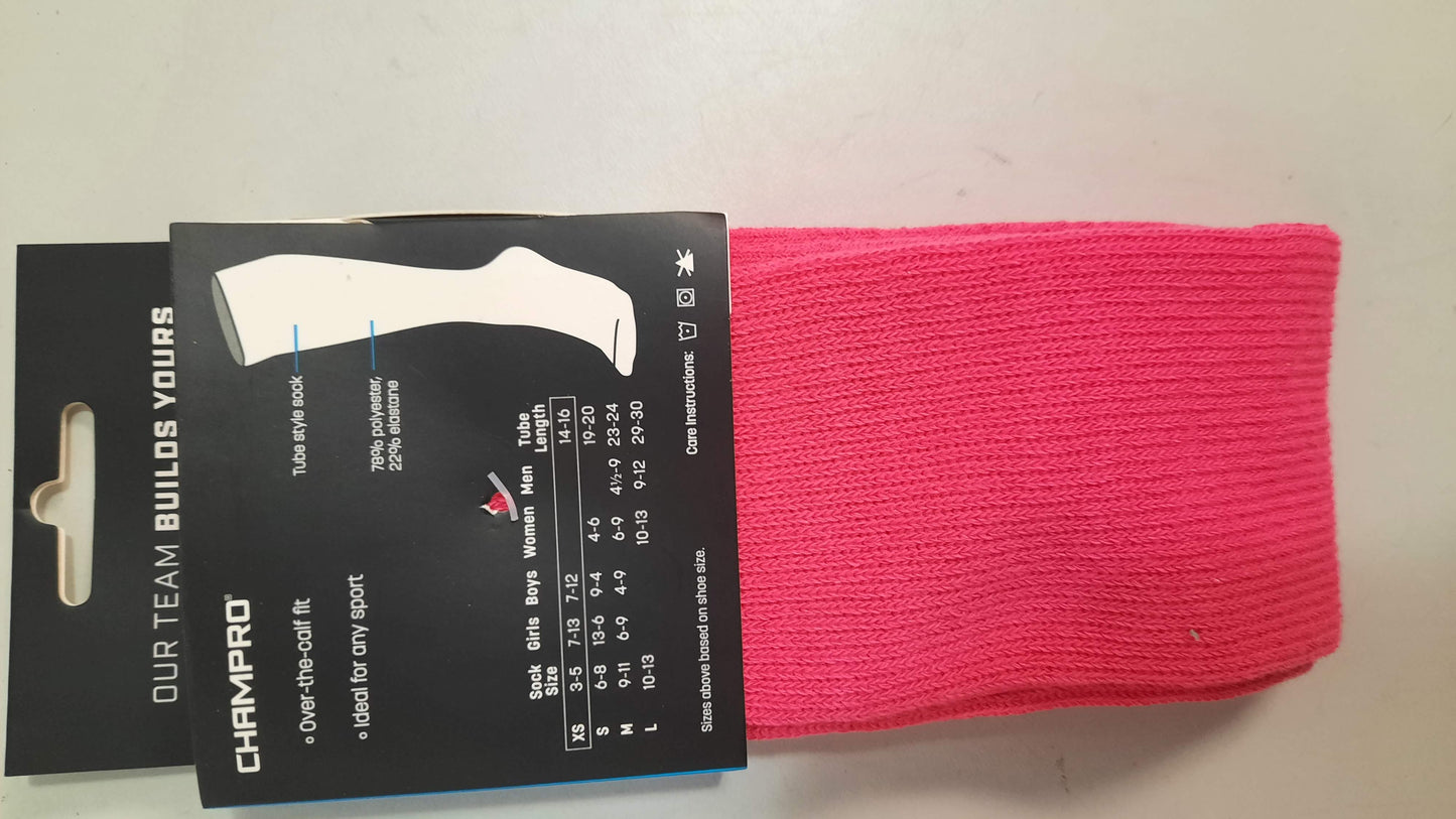 Champro Athletic Socks Size XS Color Pink Multi-Sport Condition New