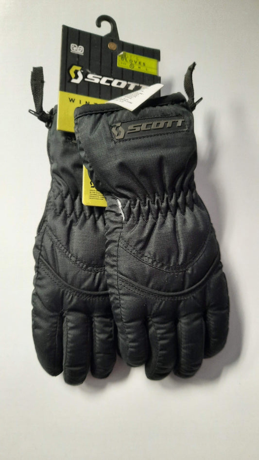 Scott Winter Gloves Snow Sports Size Youth Small Black New