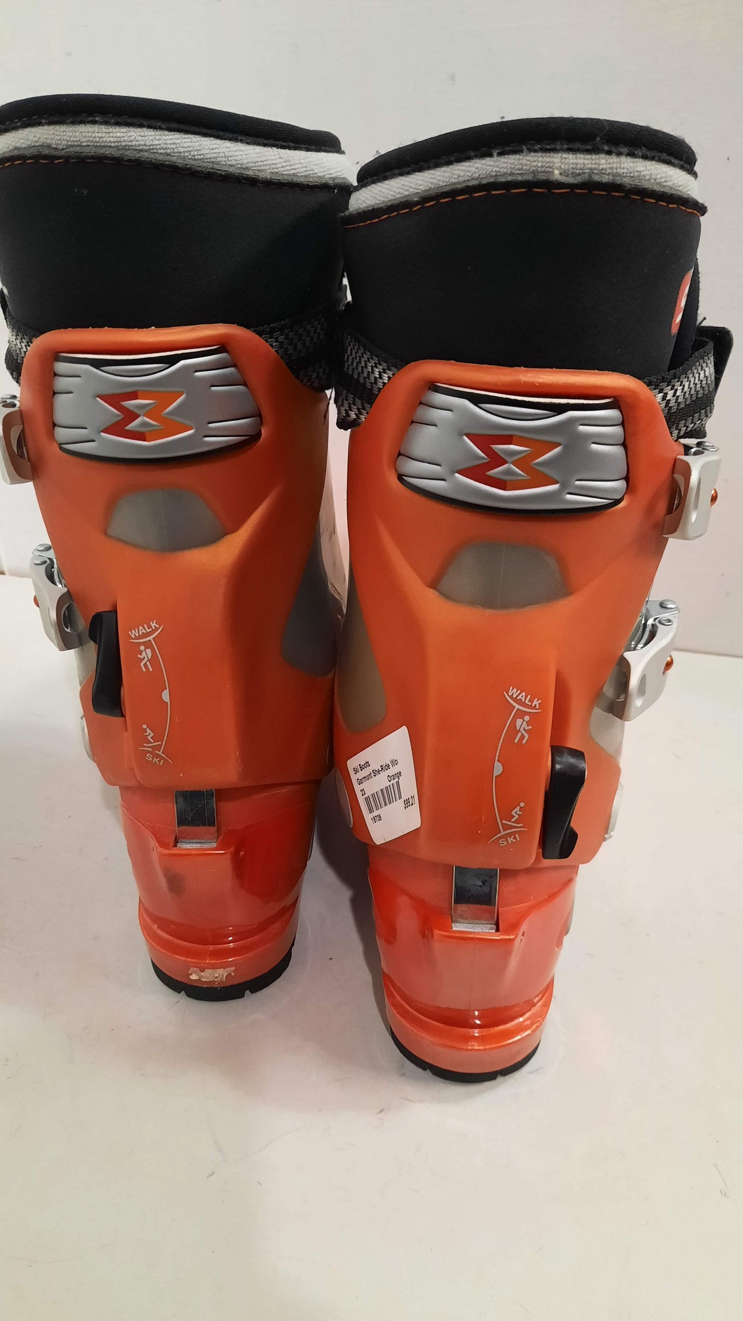 Garmont She-Ride XC AT Ski Boots 23 Orange Used