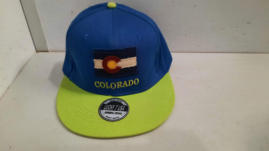 Lucky 7 Colorado Hats O/S Blue NEW Clearance Locally