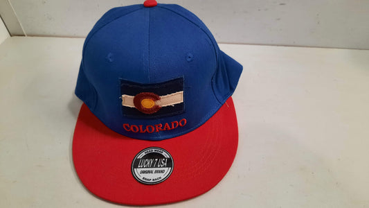 Lucky 7 Colorado Hats O/S Blue NEW Clearance Locally