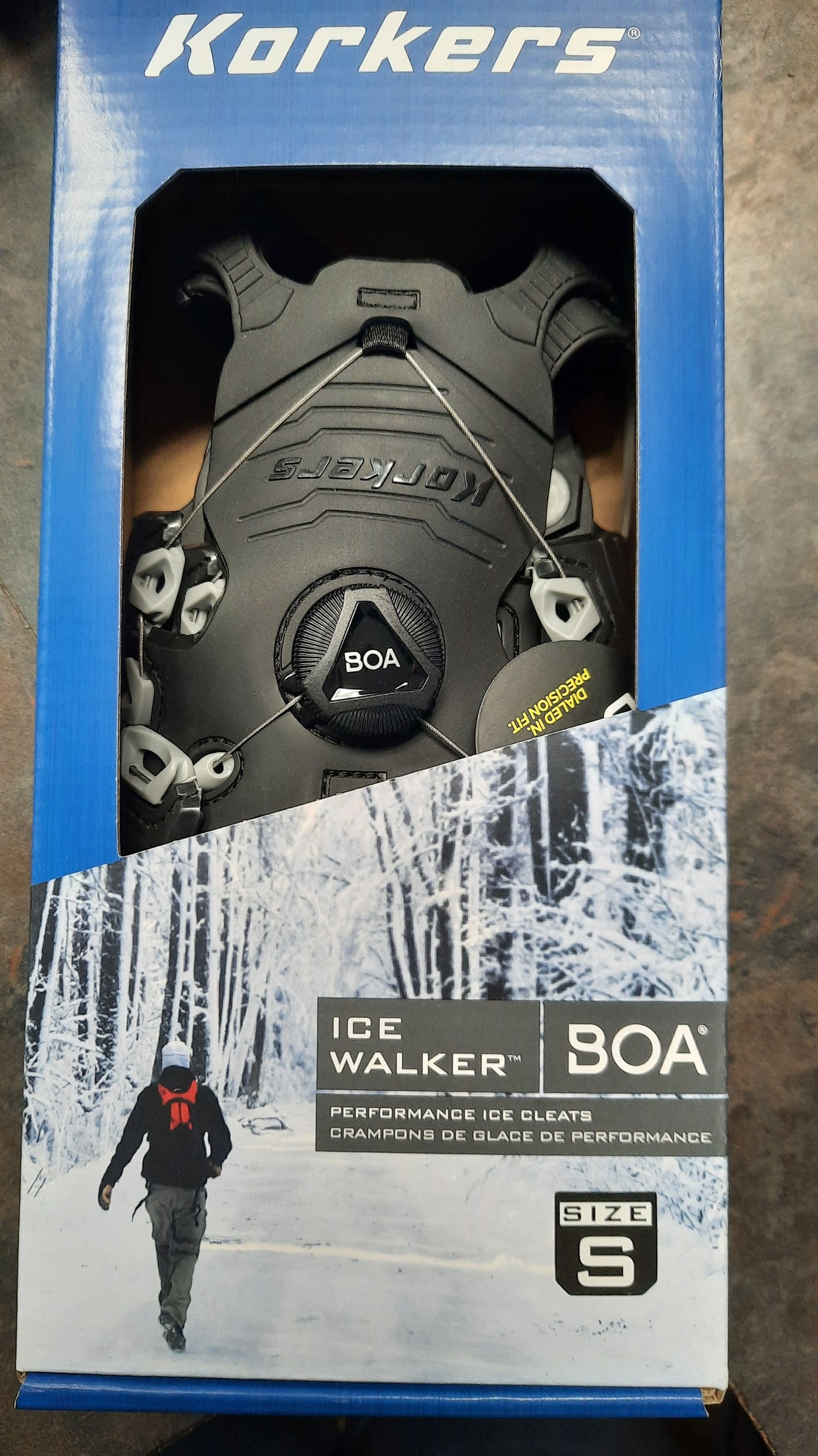 Korkers Ice Walker Ice Cleats With Boa Size S, M & L New