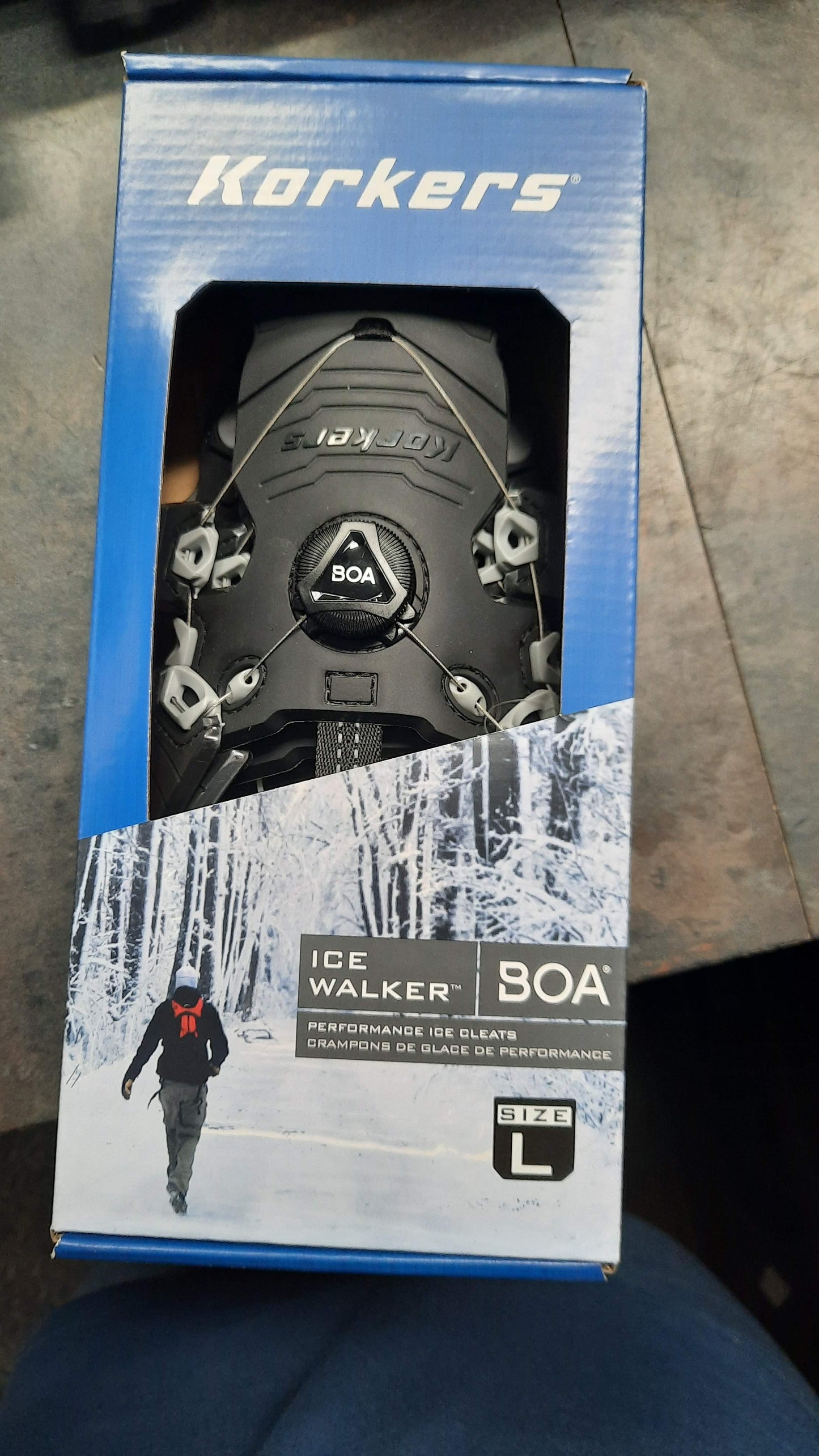 Korkers Ice Walker Ice Cleats With Boa Size S, M & L New