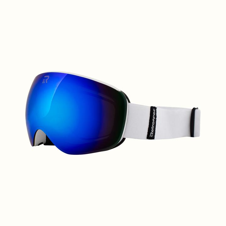 Retrospec G4 Youth Goggles Frame Color Matte Artic, Lens Color Topaz Revo New