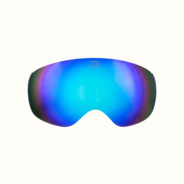 Retrospec G4 Youth Goggles Frame Color Matte Artic, Lens Color Topaz Revo New