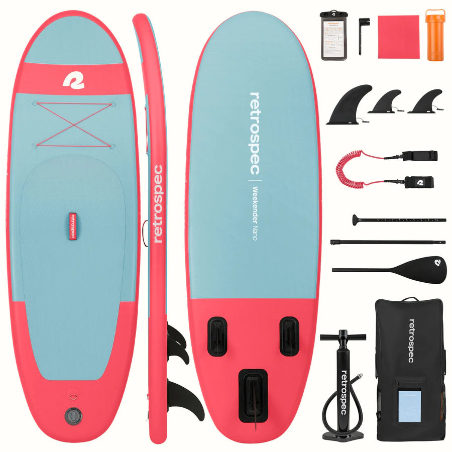 Inflatable Standup Paddleboard iSUP Weekender Nano 8 ft  140 LB New Paddle Board