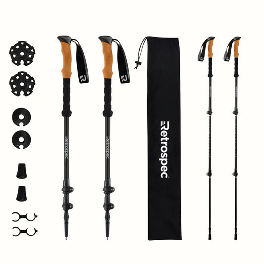 Retrospec Trekking Hiking Pole Adjustable New