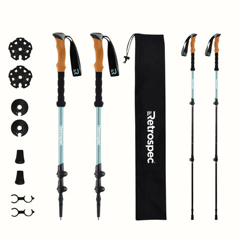 Retrospec Trekking Hiking Pole Adjustable New