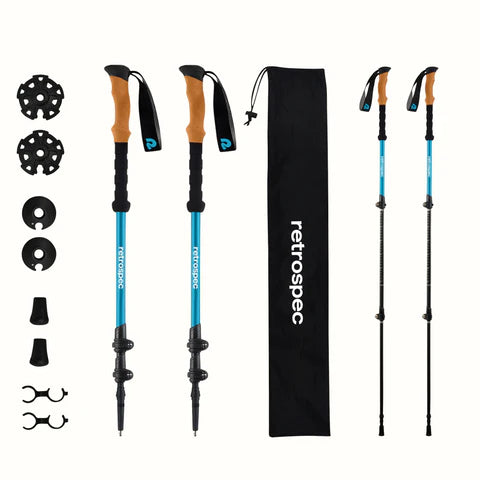 Retrospec Trekking Hiking Pole Adjustable New