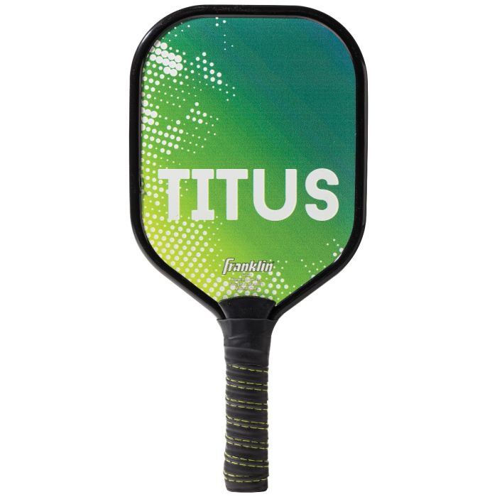 Franklin Titus Aluminum Pickkleball Paddle, 11.7-12oz, Green NEW