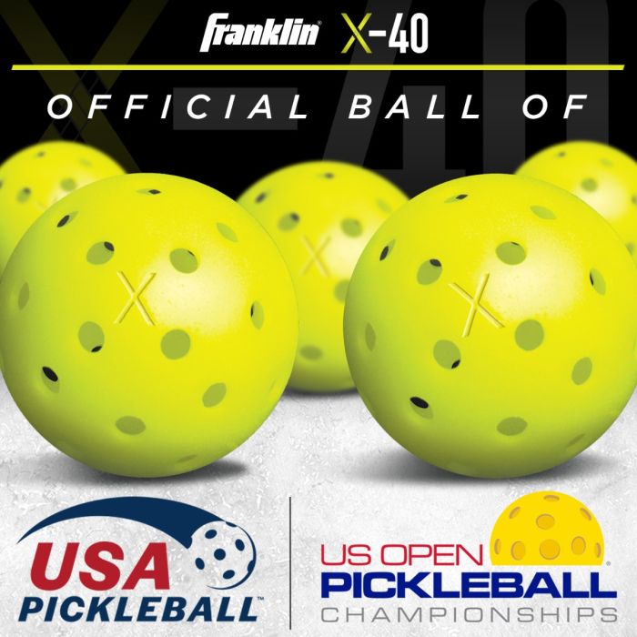 Franklin Pickleball X-40 Outdoor 3 Pack Optic Yellow New