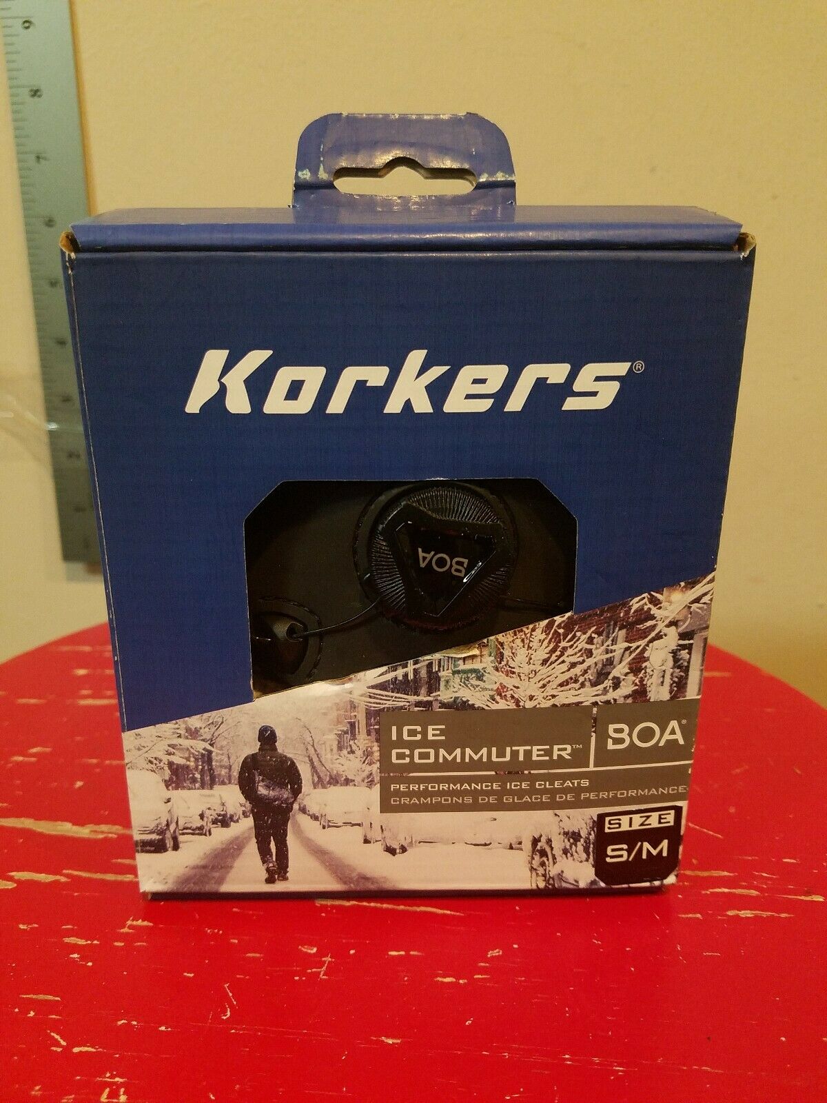 Korkers Ice Commuter Ice Cleats With Boa Size S /M or L/XL New