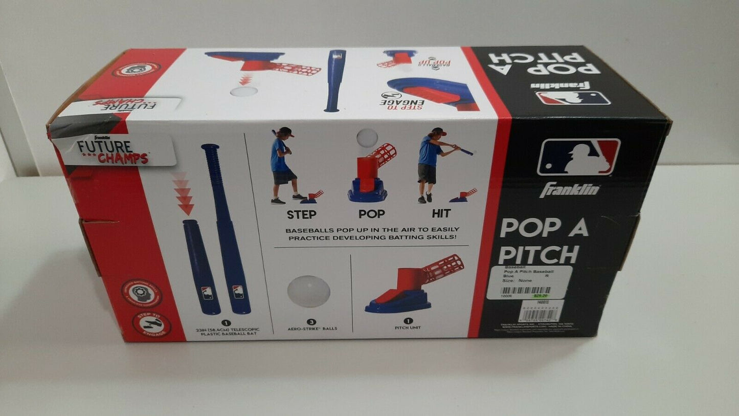 Franklin pop a pitch one baseball 1 pitch unit 3 arrow strike balls... New