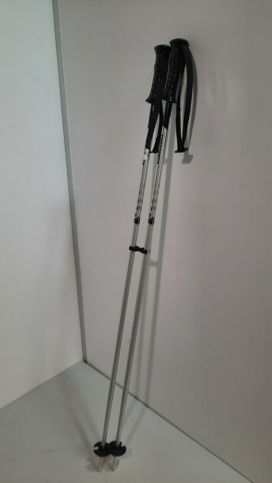 Komperdell Challenger Ski Poles Silver Size 70-115 Cm New