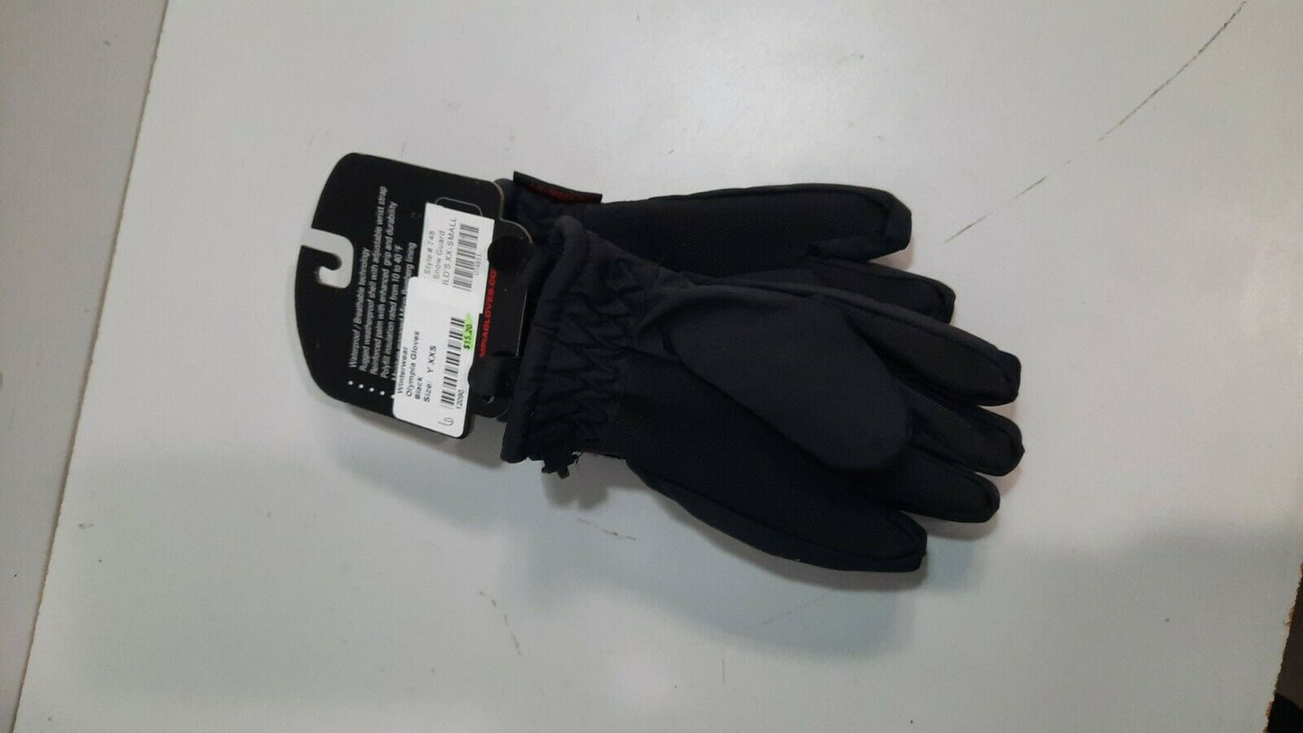 Olympia Waterproof Youth Snow Gloves Size Youth XXS New