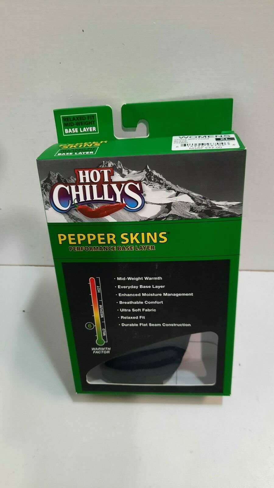 Hot Chillys Performance Base Layer Women  XL New