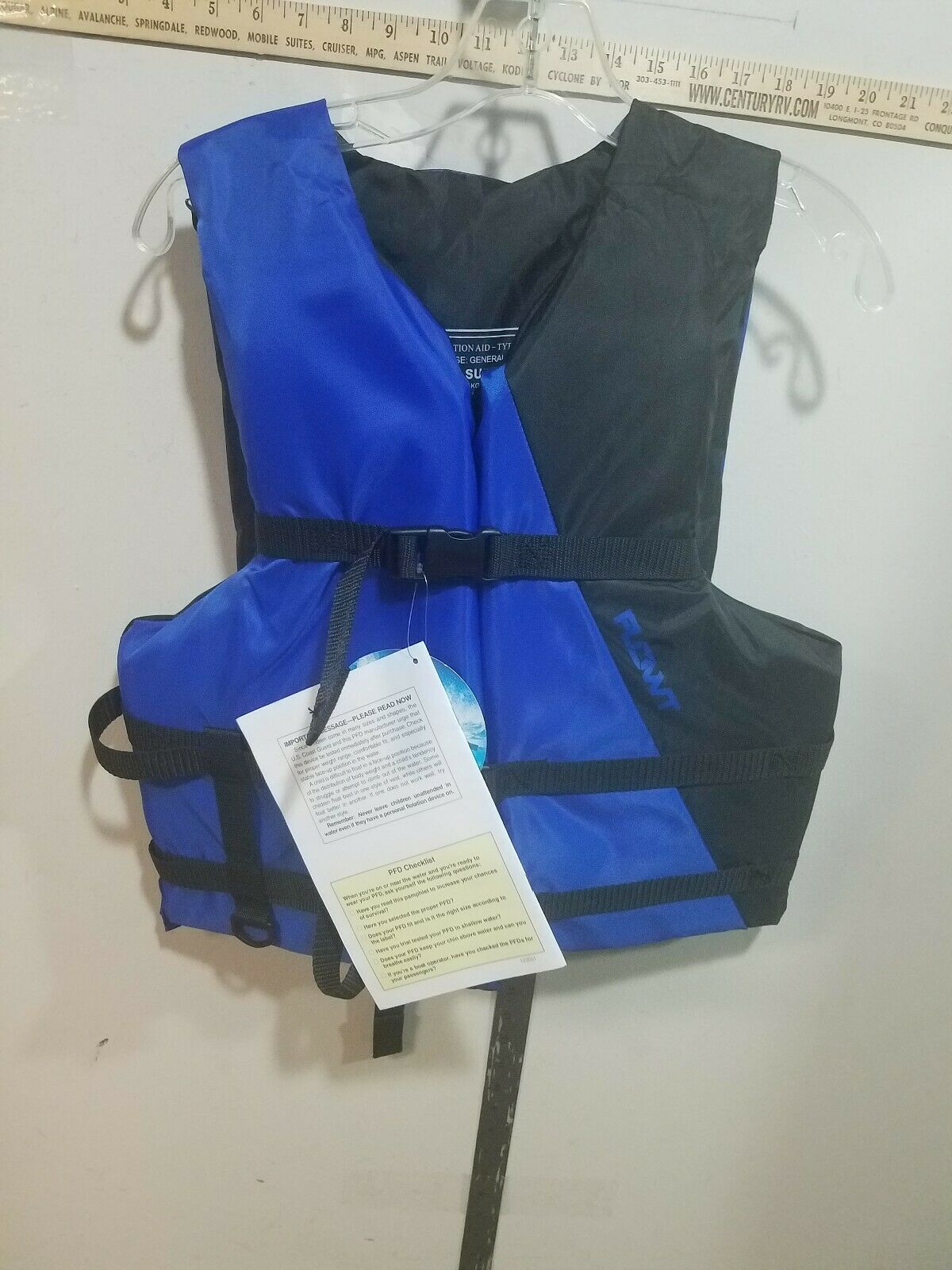 Flowt Type 3 PFD Size Adult Super Large Life Vest 90+ lbs New