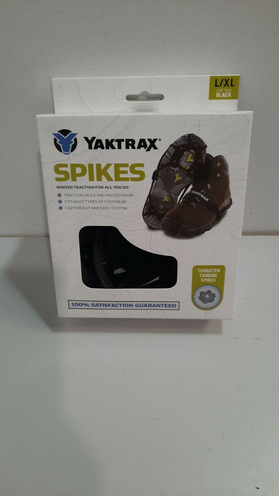 Yaktrax Spikes Ice Cleats Size L/XL New