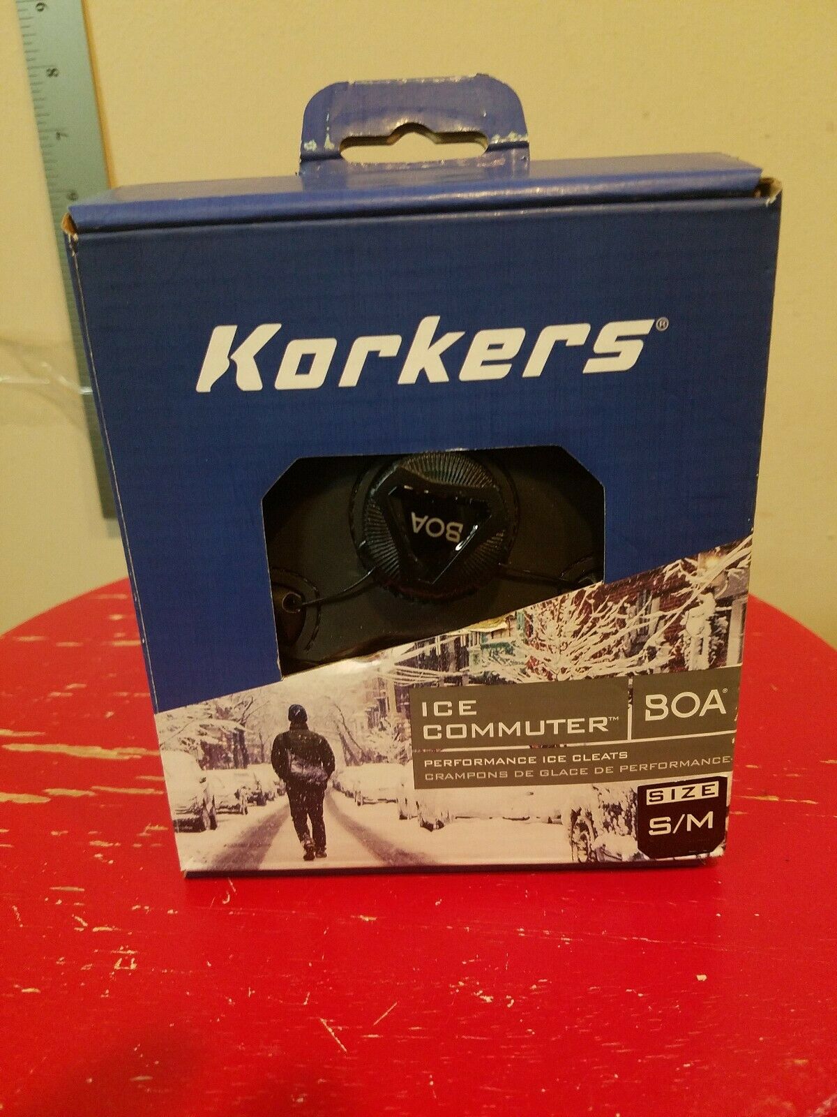 Korkers Ice Commuter Ice Cleats With Boa Size S /M or L/XL New