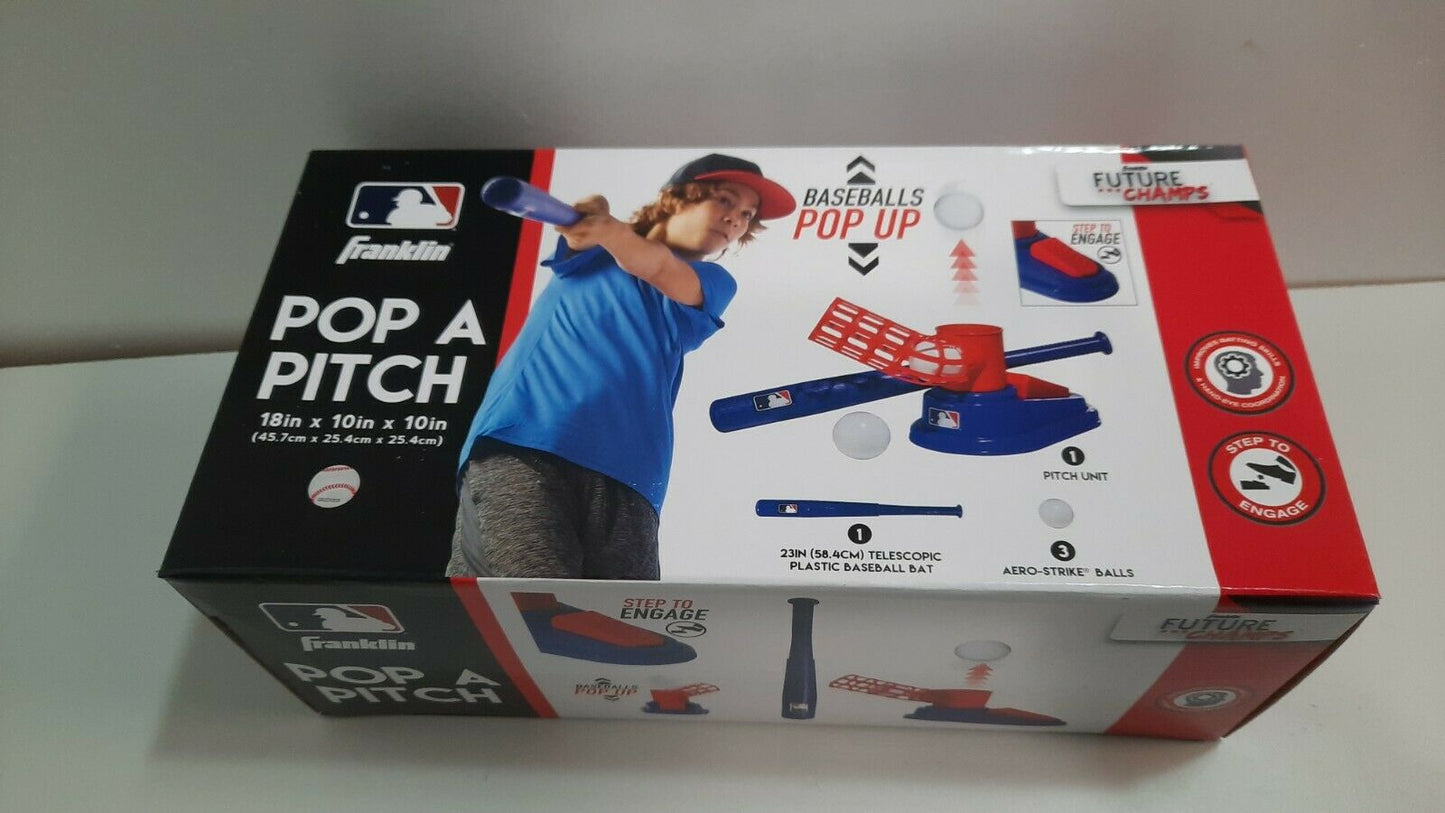 Franklin pop a pitch one baseball 1 pitch unit 3 arrow strike balls... New