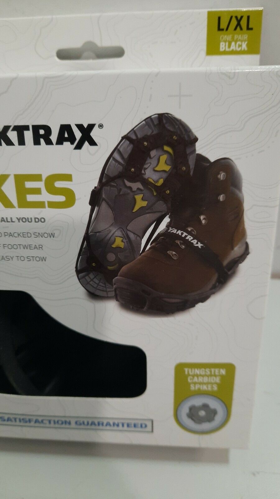 Yaktrax Spikes Ice Cleats Size L/XL New