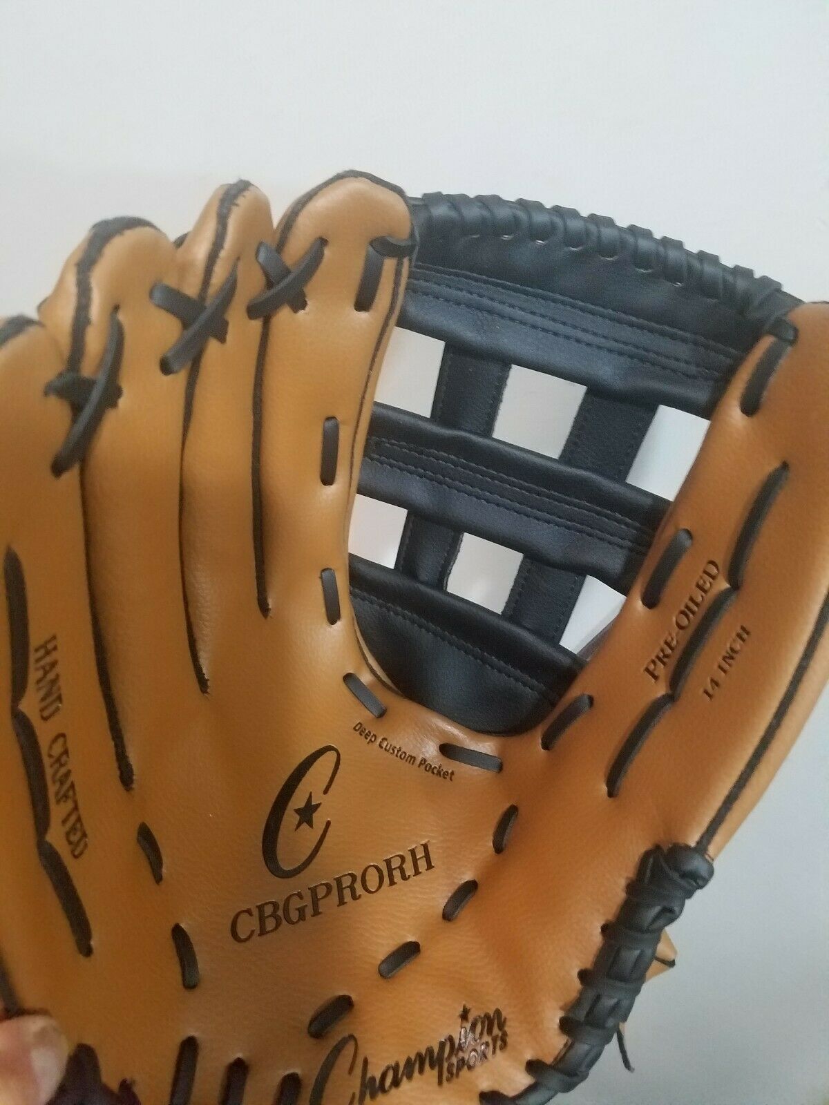 Champion Sports Baseball Mitt Size 14 In CBGPRO Right Hand, RH, LHT Black New