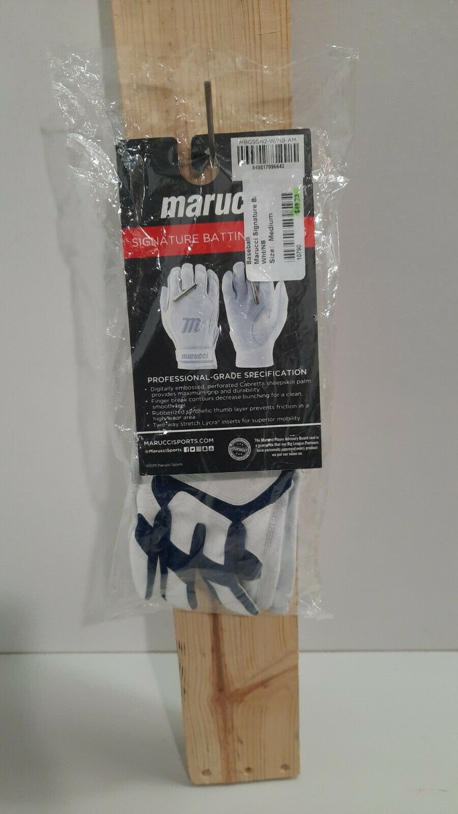 Marucci Signature New Baseball Batting Gloves Size Adult Medium New