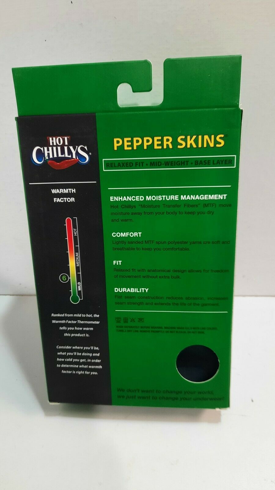 Hot Chillys Pepper Skins Performance Base Layer Youth Small Shirt Winterwear New