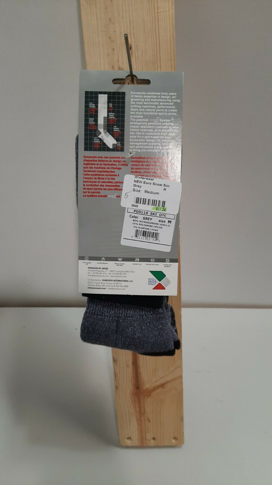 Euro Technically superior snow socks size medium New