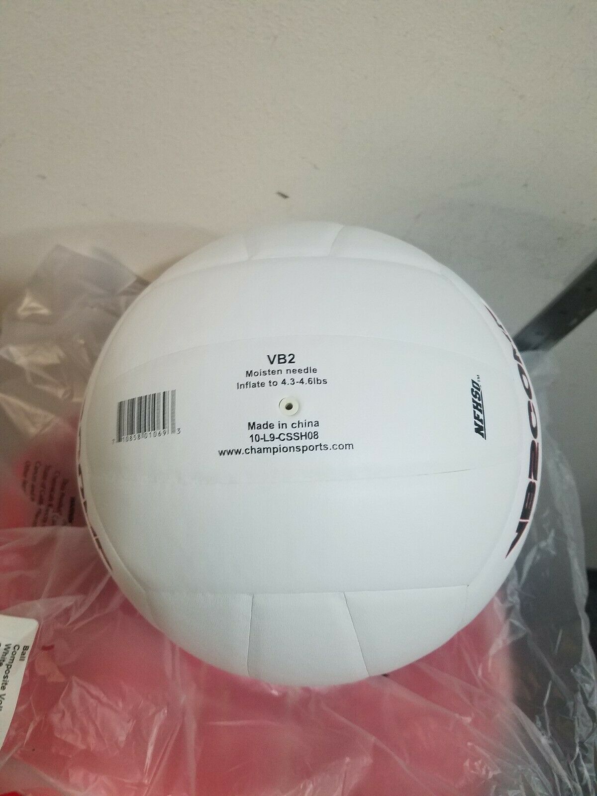 Champion Sports Vb2 Composite Volleyball White New