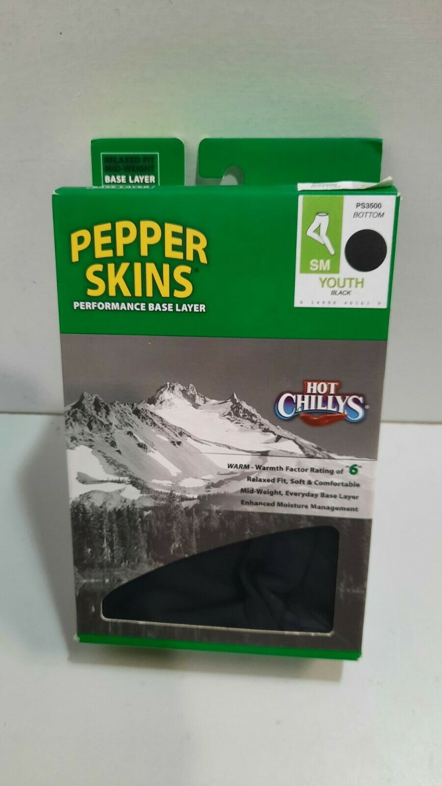 Hot Chillys Pepper Skins Performance Layer Youth Small Shirt Winterwear New