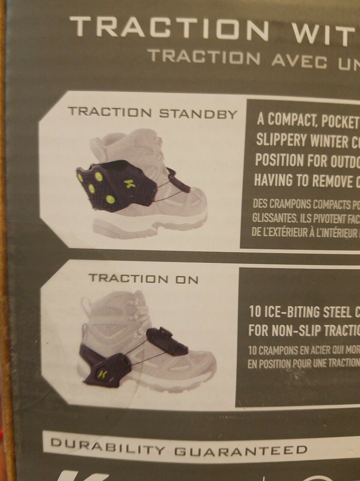 Korkers Ice Commuter Ice Cleats With Boa Size S /M or L/XL New