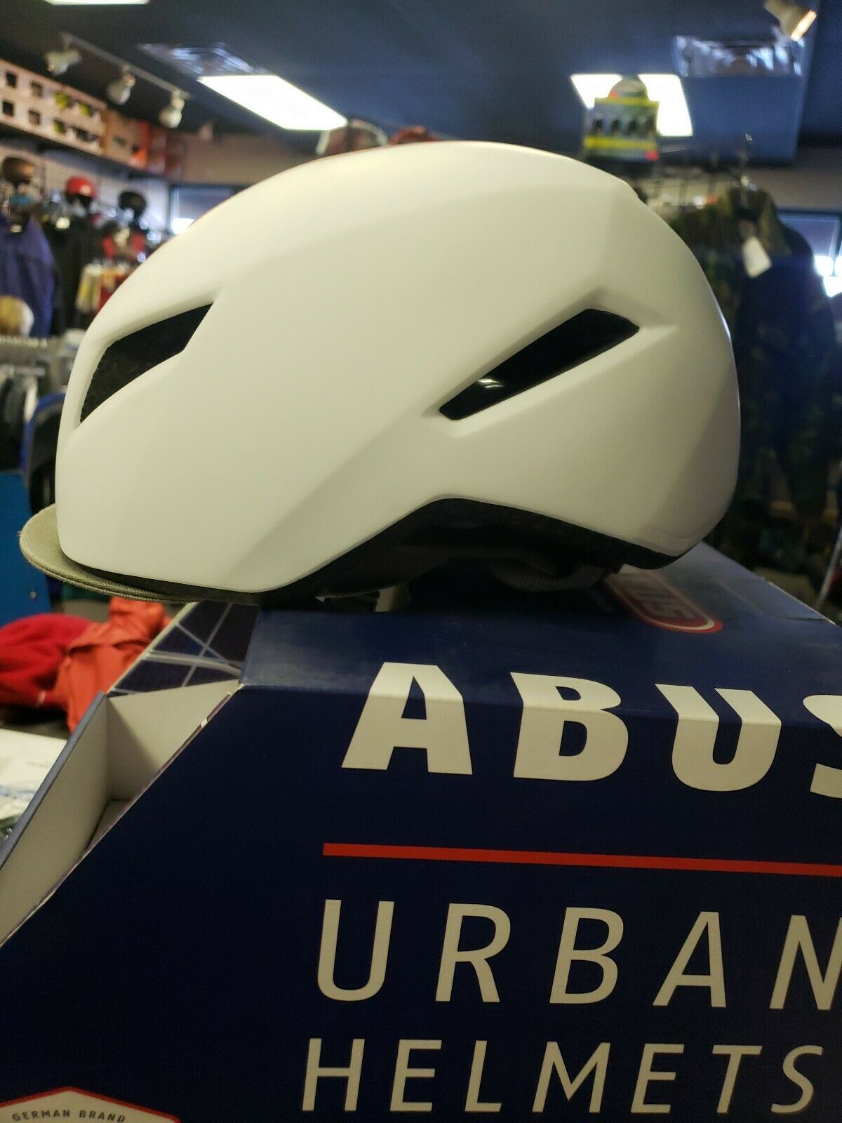 Abus Urban Bike Helmet Small White New Clearance