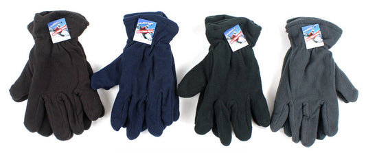 Subzero Fleece Gloves with Lining Men's O/S New