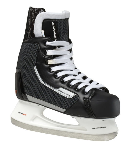 Winnwell Ice Skates AMP300 Size Range Black New SK1703 Hockey Skates Sizes 1-5