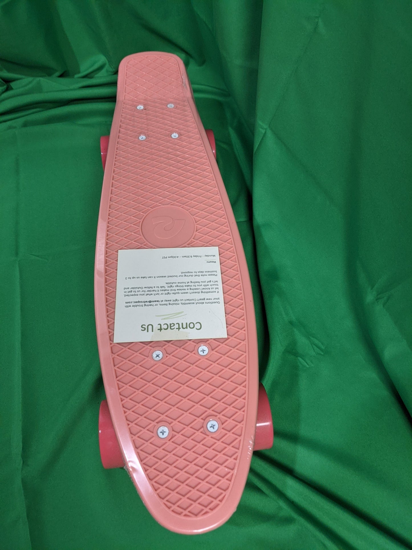 Retrospec Mini Cruiser Skateboard, Pink, Size: 22" NEW