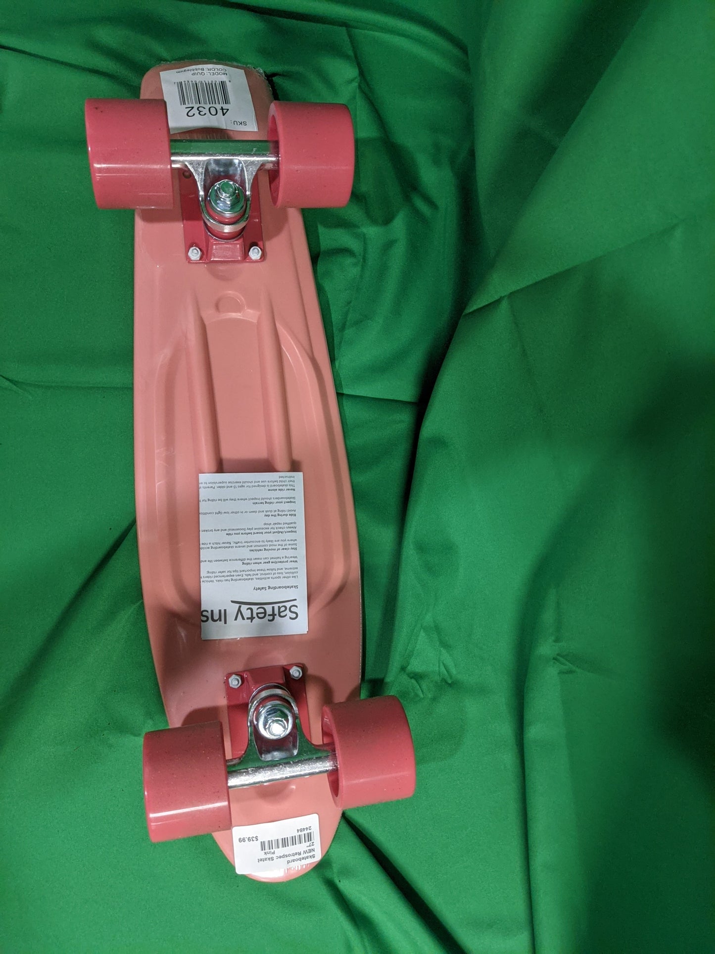 Retrospec Mini Cruiser Skateboard, Pink, Size: 22" NEW