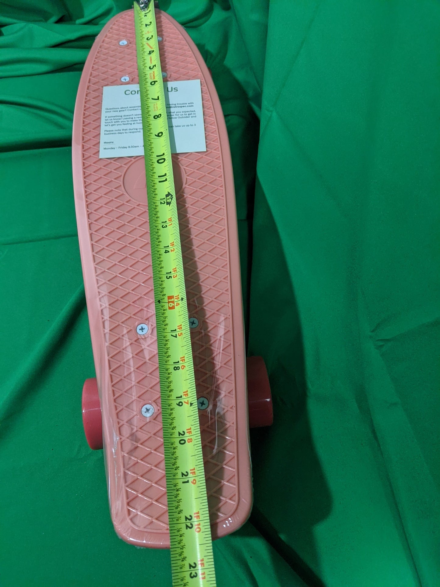 Retrospec Mini Cruiser Skateboard, Pink, Size: 22" NEW