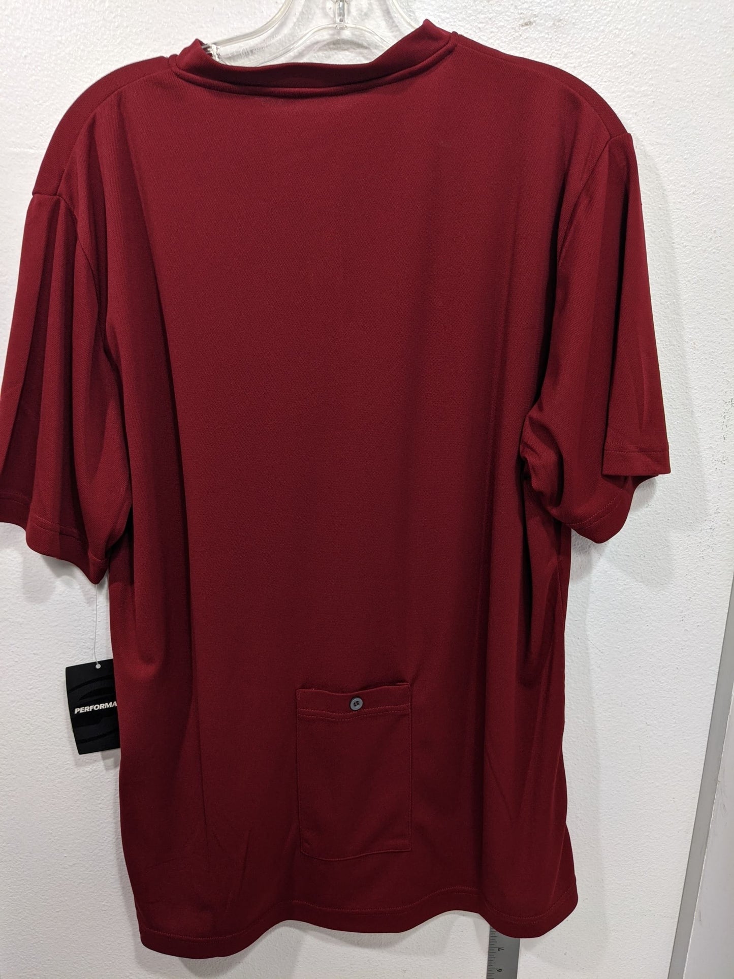 Performance Bike Size Jersey Maroon Large Clearance New