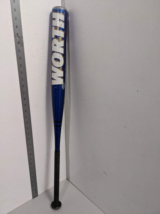 Worth Wicked Softball Bat Size 33 In 25oz Blue Used ASA