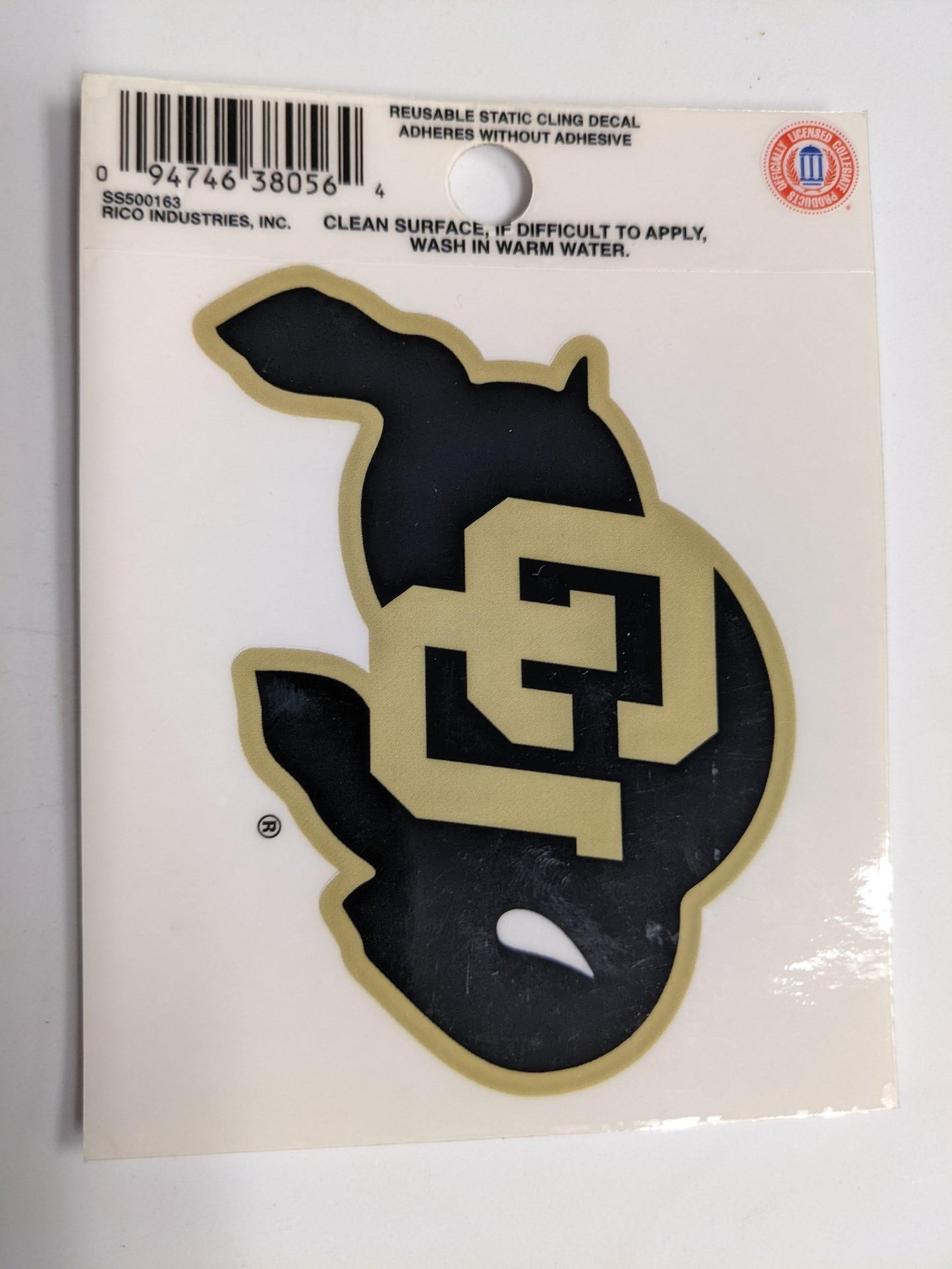 Window Cling University of Colorado Buffalos New Locally