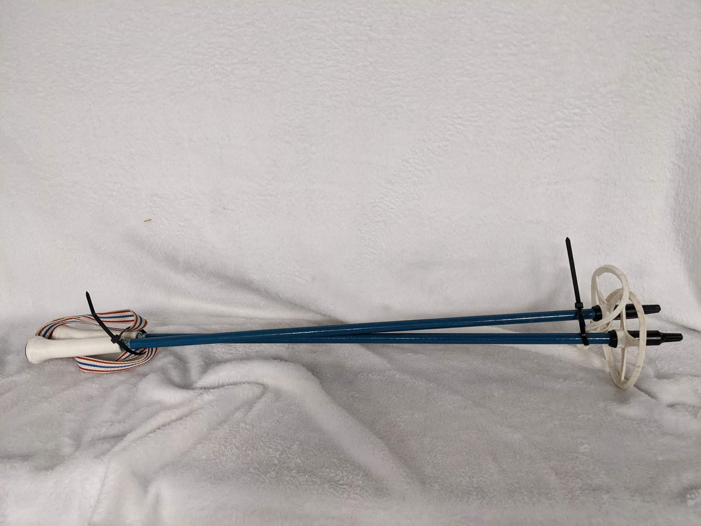 Youth XC Ski Poles Size 70 Cm Color Blue Condition Used