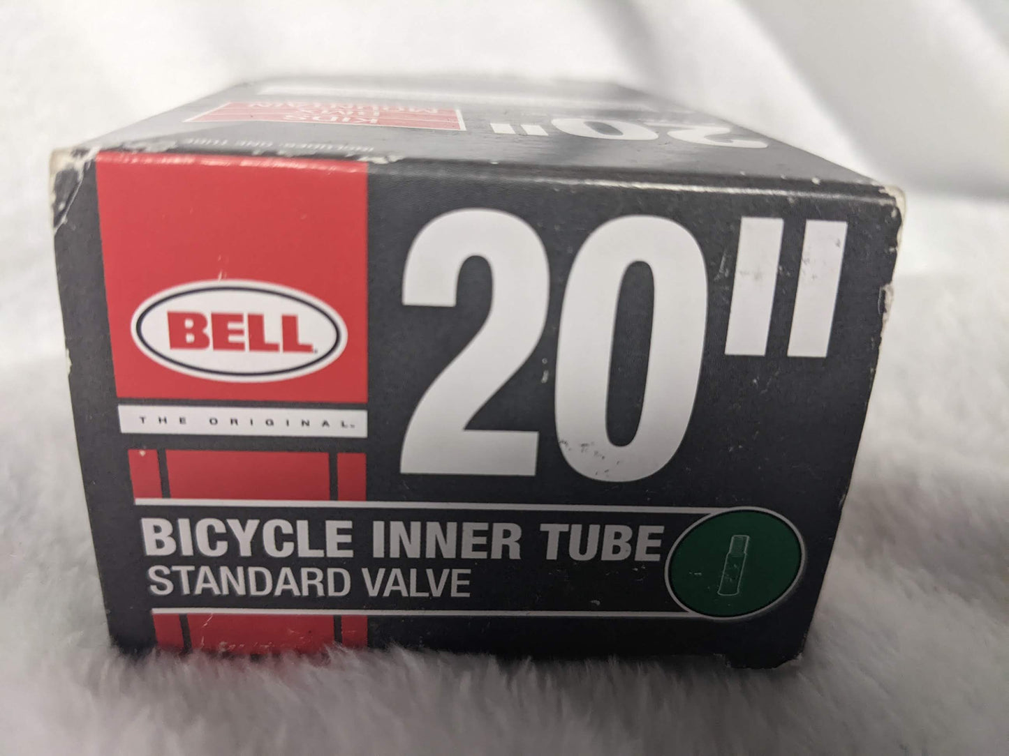 Bell Bicycle Inner Tube Standard Valve Size 20 In x 1.75-2.25 In Color Black NEW