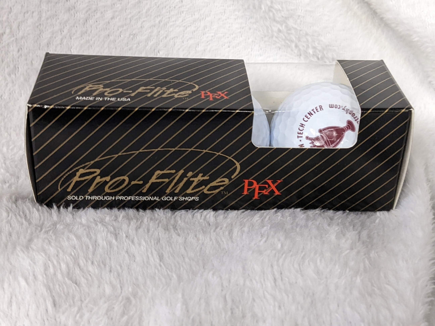 Pro-Flight Box of Golf Balls Size 3 Balls Color White Condition NEW